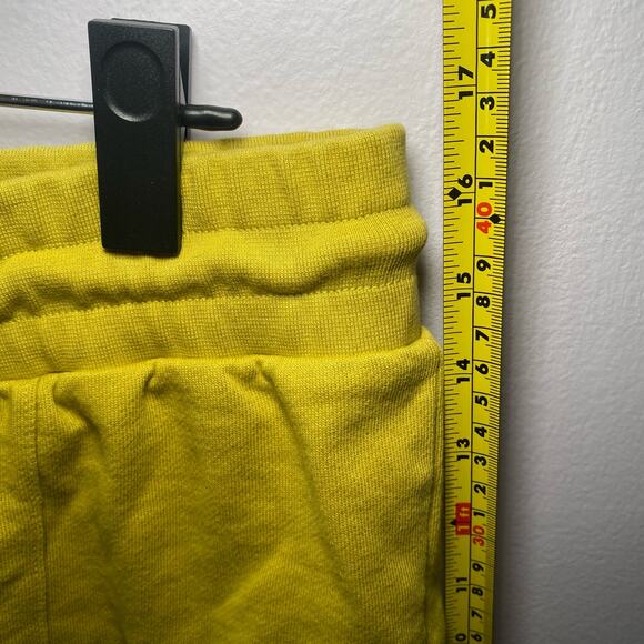 Daily Practice Anthropologie Women's size Large Lime Green Cropped Top Sweat Set - Picture 13 of 14